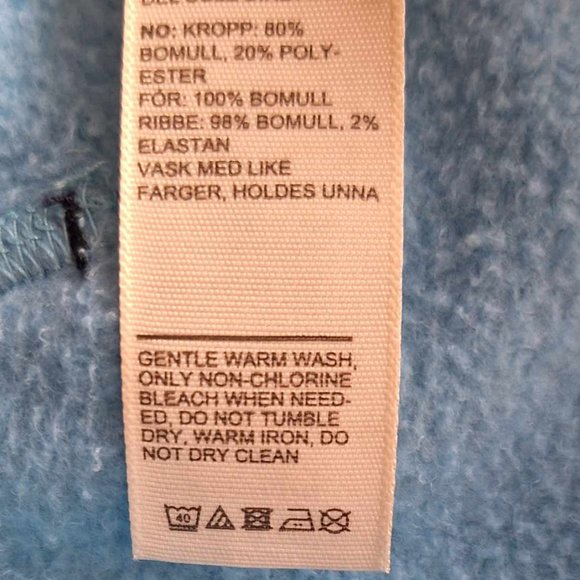 Fat Face Sky Blue Hooded Sweatshirt Full Zipper Closure Size XS - Picture 9 of 10